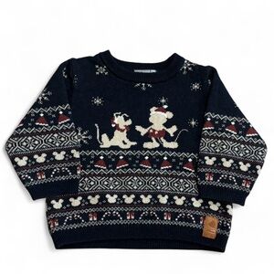 Wheat Kids Clothing Mickey Mouse Christmas Holiday Sweater Cotton Baby 9 Months